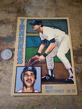 Estampa de Arte de cartão de beisebol de Don Mattingly, 1984RC. Grande 5 X 7" Print. # 250 comprar usado  Enviando para Brazil