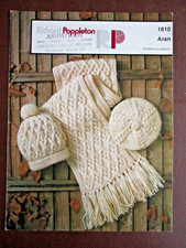 Poppleton aran knitting for sale  NORWICH