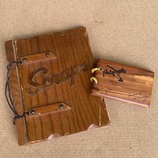 Vintage wood autograph for sale  Saint Croix Falls