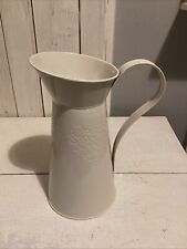 shabby chic enamel jug for sale  TEIGNMOUTH