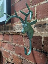 Antiqued green stag for sale  ARUNDEL