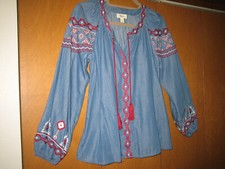 Blue cotton blend for sale  Sylvania