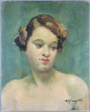 Ancien tableau portrait d'occasion Ancien tableau portrait d'occasion  Versailles