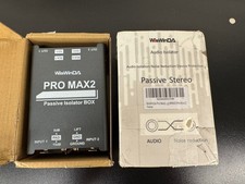 Pro Max2 2 Canais XLR/RCA/TS/TRS Caixa Eliminadora de Hum Passivo para Equipamentos de Áudio... comprar usado  Enviando para Brazil