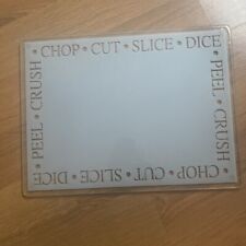 Clear glass chopping for sale  LONDON