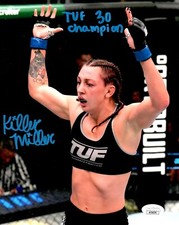 Foto autografada assinada assinada por Juliana Miller 8x10 UFC JSA CERTIFICADO DE AUTENTICIDADE  comprar usado  Enviando para Brazil