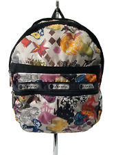Usado, Mochila LeSportsac bolsa de viagem robô menino macarrão estampa skate mochila pequena  comprar usado  Enviando para Brazil