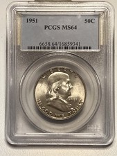 Ms64 1951 franklin for sale  Scranton