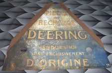 Ancienne plaque tole d'occasion  Commentry
