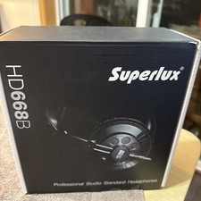 Fones de ouvido Superlux HD668B estúdio traseira aberta DJ com fio sobre orelha fones de ouvido dinâmicos comprar usado  Enviando para Brazil