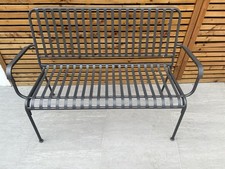Metal garden bench for sale  LONDON
