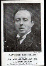Artiste raymond escholier d'occasion  Baugy