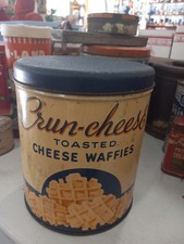 Usado, Bolachas antigas de publicidade WAFFIES torradas com queijo crun vintage KING KONE comprar usado  Enviando para Brazil