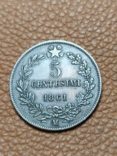 5 centesimi 1861 usato 5 centesimi 1861 usato Solferino