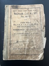 John Deere Harvester Works catálogo de reparos nº. Ventos combinados 42-H 1941, usado comprar usado  Enviando para Brazil