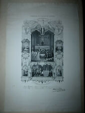 Lithographie religieuse memori d'occasion Lithographie religieuse memori d'occasion  Saint-Ouen-l'Aumône
