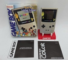 Console Pokemon edição limitada dourado e prata Game Boy colorido portátil na caixa comprar usado  Enviando para Brazil