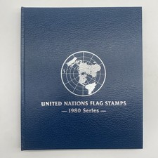 Conjunto de selos comemorativos postais série 1980 da bandeira das Nações Unidas sociedade comprar usado  Enviando para Brazil
