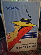 Poster linen relax for sale  Desert Hot Springs