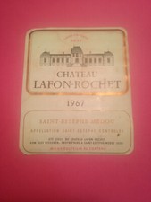étiquette vin ancienne d'occasion  Blanquefort