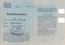 Reichskleiderkarte mädchen st gebraucht kaufen  Stadtoldendorf