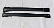 1996-1999 Subaru Legacy Outback rack de teto barra transversal conjunto de barras transversais preto fabricante de equipamento original comprar usado  Enviando para Brazil