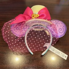 Faixa de cabeça orelhas festa xícara chá chapeleiro louco atração principal Minnie Mouse parques da Disney comprar usado  Enviando para Brazil