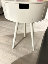 White table nightstand for sale  CHELMSFORD