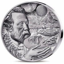 FRANCIA 20 euros plata 2025 JULIO VERNE - El arte de la Pluma  1 onza comprar usado  Enviando para Brazil