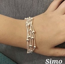 Bracciale donna argento usato  Italia