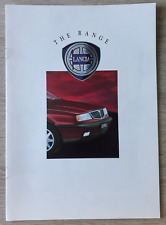 Lancia range brochure for sale  BOURNE