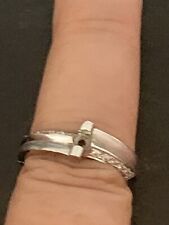 Bague fiançailles blanc d'occasion  Villeneuve-Loubet
