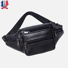 Sac banane cuir d'occasion  France