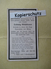 sterbebild 1945 gebraucht kaufen  Prackenbach