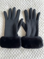Womens black faux for sale  BOGNOR REGIS