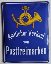 Altes emailschild amtlicher gebraucht kaufen  Berlin