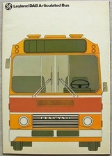 Folheto de vendas LEYLAND DAB ARTICULATED BUS UK final da década de 1970 comprar usado  Enviando para Brazil