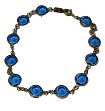 blue vintage bracelet crystal for sale blue vintage bracelet crystal for sale West Warwick