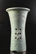 T730: Escultura coreana Goryeo celadon padrão flor vaso de flores bacia, coroa, usado comprar usado T730: Escultura coreana Goryeo celadon padrão flor vaso de flores bacia, coroa, usado comprar usado  Enviando para Brazil