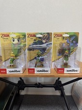 The Legend of Zelda Amiibo Conjunto de 3 Figuras, Smash Bros, Link, Estilo TWW comprar usado  Enviando para Brazil