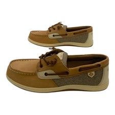 Sapato de barco Sperry Songfish linho/aveia marrom EUA feminino 6M comprar usado  Enviando para Brazil