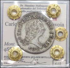 Regno sardegna carlo usato  Due Carrare