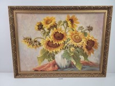 Kunstdruck stillleben sonnenbl gebraucht kaufen  Burgstädt