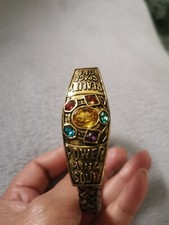 Gold thanos bracelet for sale  READING