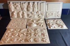Moldes de açúcar 8 - Moldes de plástico vintage. Bom estado., usado comprar usado  Enviando para Brazil