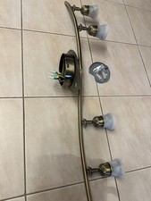 Deckenstrahler flammig messing gebraucht kaufen  Oberlungwitz