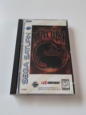 Mortal Kombat Trilogy (Sega Saturn) SEM coragem manual, estojo, disco, obra de arte - Testado comprar usado  Enviando para Brazil