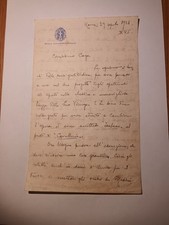 Lettera manoscritta autografa usato  Thiene