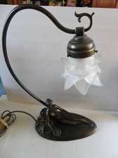 Ancienne lampe bronze d'occasion  Formerie