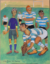 Tableau gouache sport d'occasion  Saint-Saëns